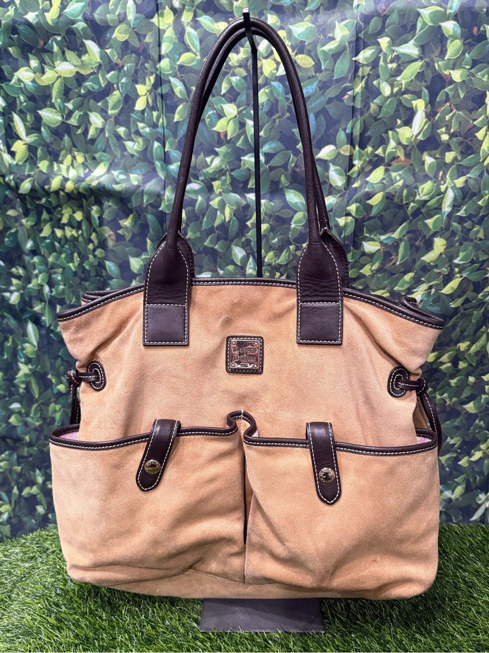 Dooney & Bourke Tan June Cinch Satchel